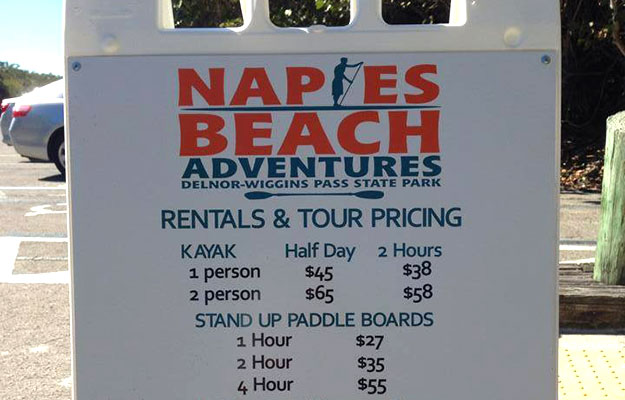 Naples Beach Adventures Pricing